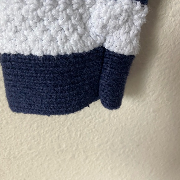 Ralph Lauren Women’s Navy&White Striped VNeck Relaxed LongSleeve Sweater Medium - Picture 13 of 16